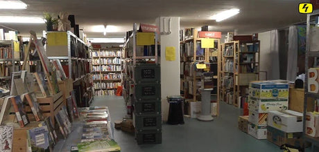 Radio Top - In Winterthur warten tausende Bücher auf Rettung