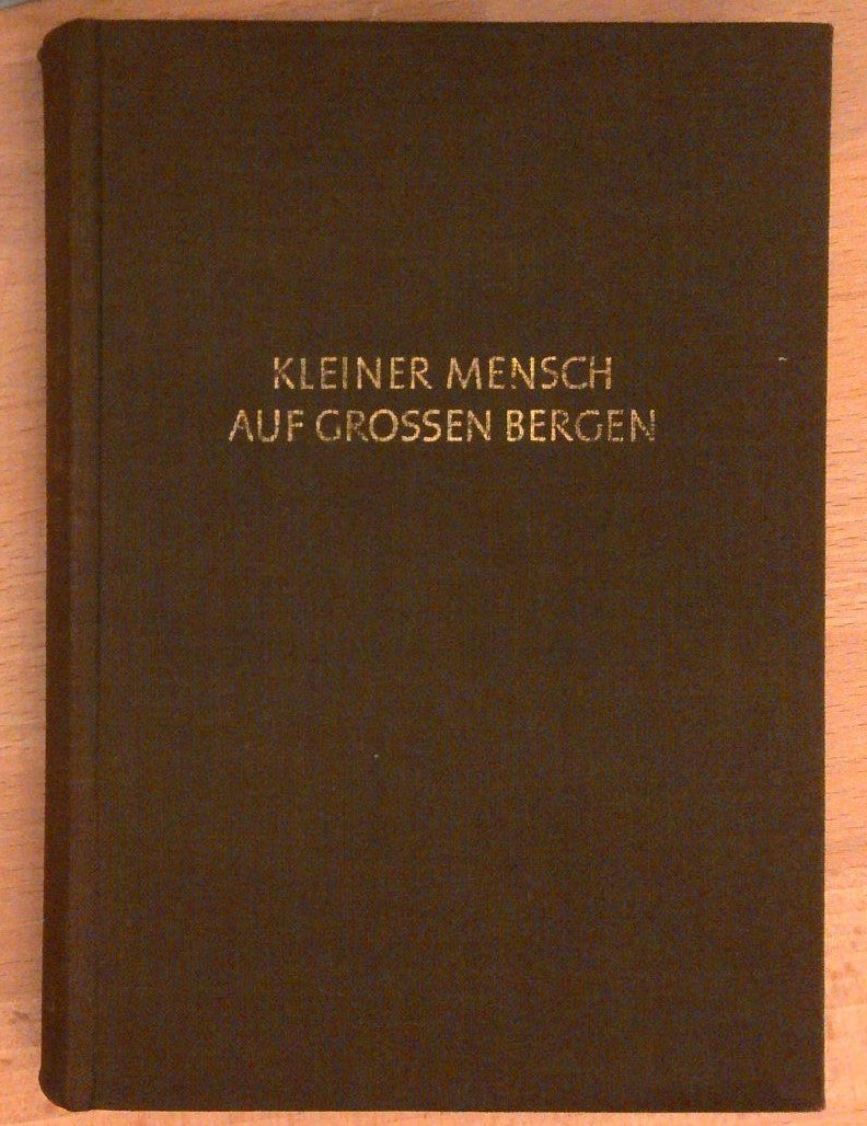 Kleiner Mensch auf grossen Bergen. Ein fröhliches Buch um Berg-Abenteuer.